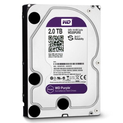 HDD 2TB   WESTERN PURPLE