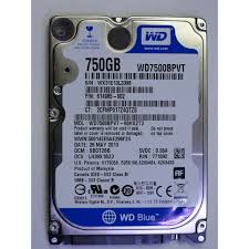 HDD 750G WESTERN /HTC SATA LAPTOP