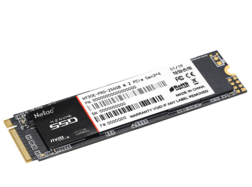 SSD M.2 NVMe PCle 256Gb NETAC N930E Gen3*4