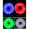 FAN CASE 12CM LED 15 bòng (Xanh Dương, Lá, Đỏ) -Box