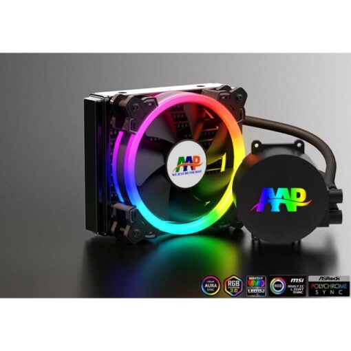 FAN CPU TẢN NHIỆT NƯỚC AIO 12025 1 FAN LED RGB